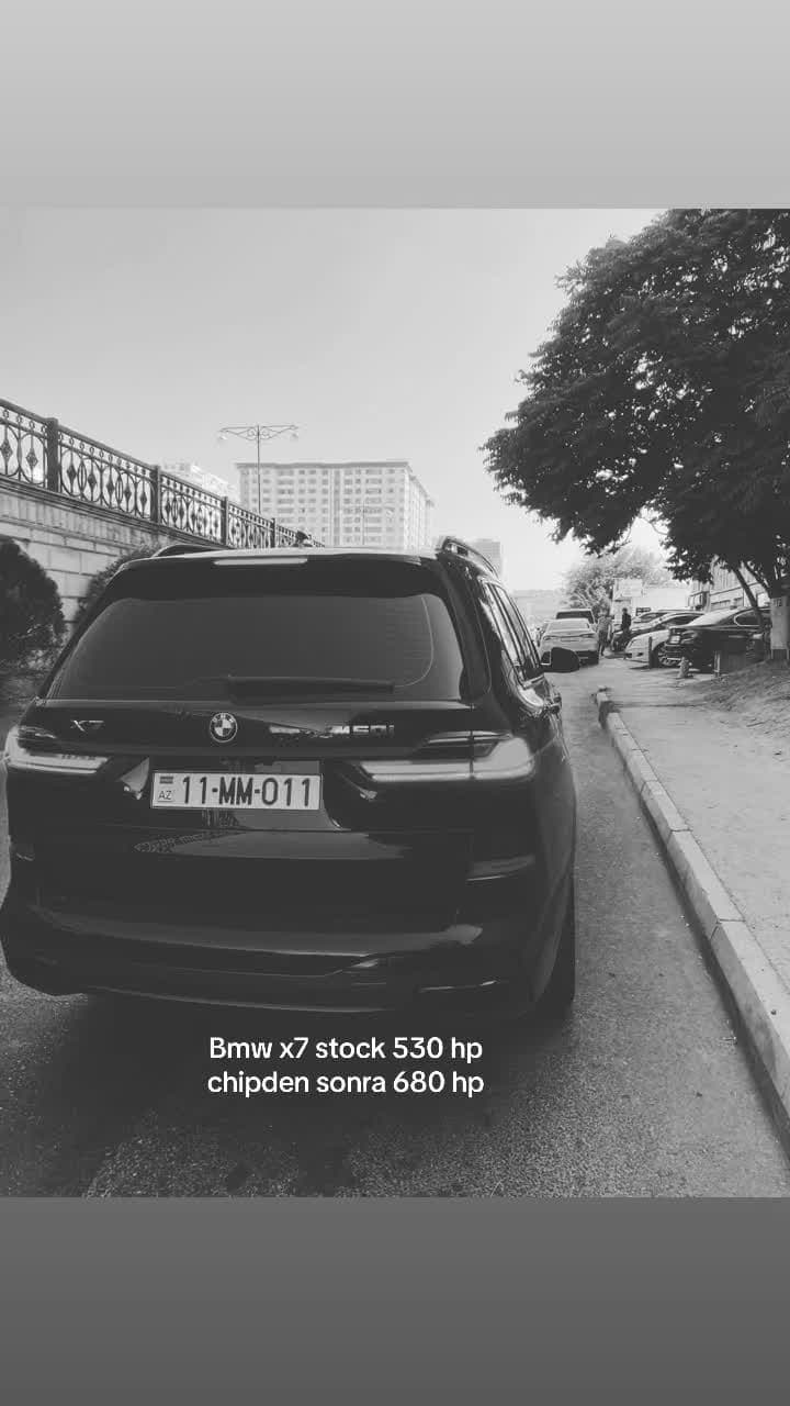 BMW X7-də Stage 1 proqramı. Ustanın videoda göstərdiyi güc rəqəmləri onun öz ölçüsüdür.