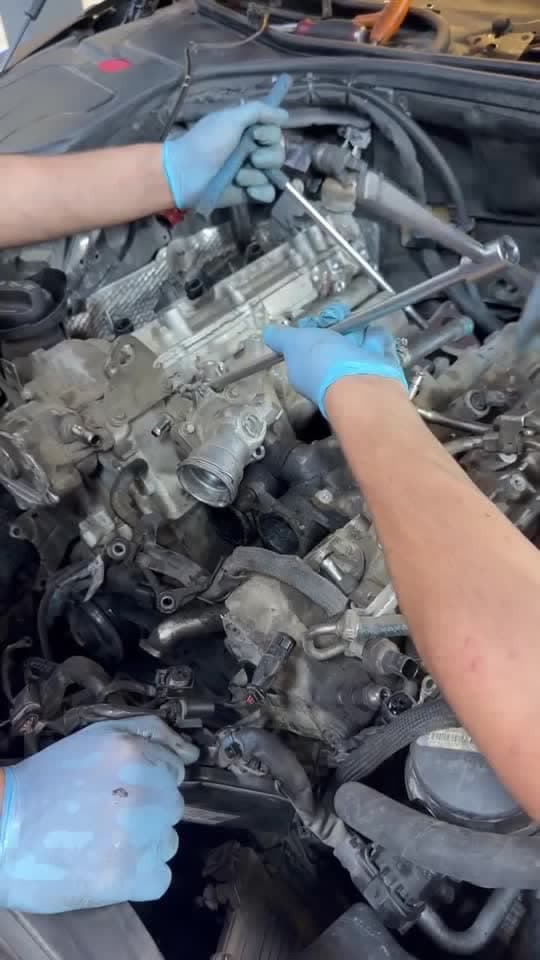 Mercedes W222: kollektor və EGR radiatoru hislə tutulmuşdu